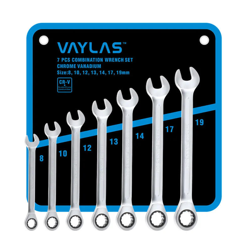 Description Picture 2 of itemRatchet Key Wrench Set 7p/9p/10p/12p Spanner Tools Set Dull Polish 72T Ratcheting Fixed Head Workshop Hand Tools