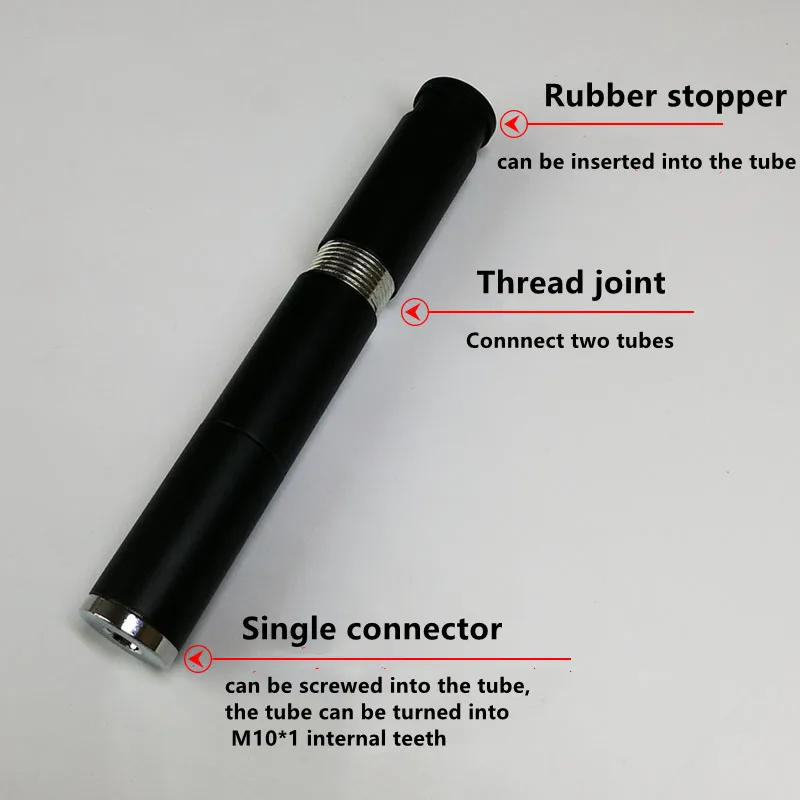 Description Picture 5 of itemDia 25mm Female Thread Connection Tube Screw Tube Hollow Straight Rod Retro Chrome Inner Tooth Tube For Table/Floor Lamp DIYPart