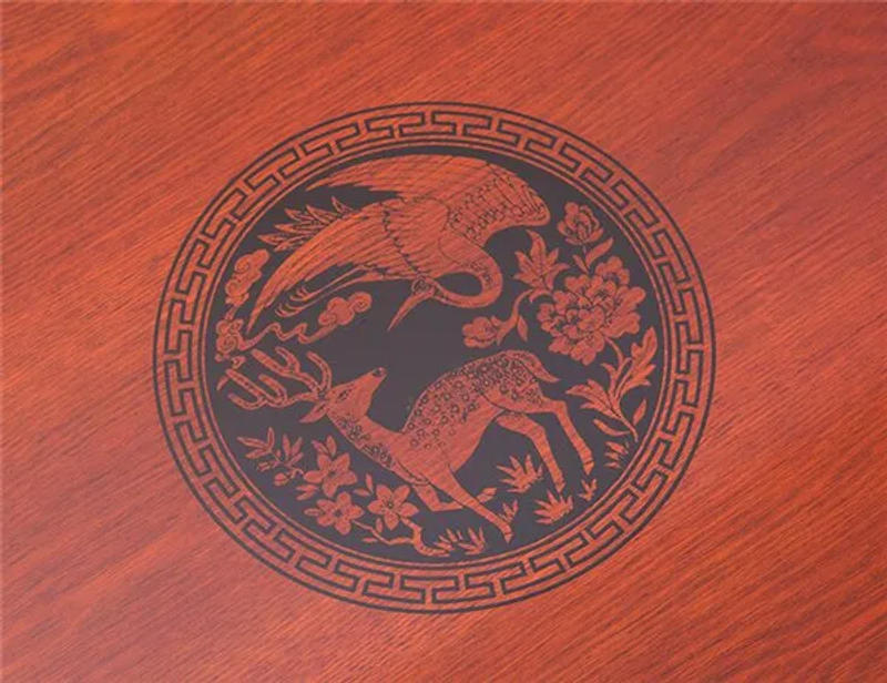 Description Picture 5 of itemSquare 80X80cm Korean Floor Table Folding Legs Luxury Antique Home Furniture Table for Dining Traditional Korean Low Table