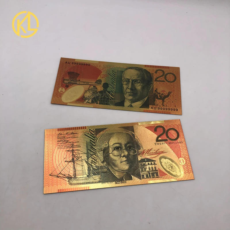 Description Picture 6 of item1 pc New Australia 100 Dollar Gold Banknote for Souvenir Home Decoration Drop Shipping