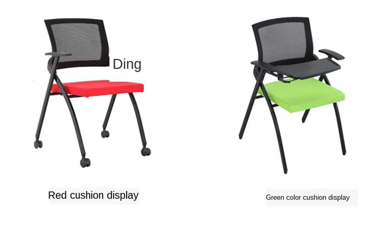 Description Picture 5 of itemTraining chair with writing board folding chair one table stool meeting room chair student conference chair with table board