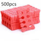 500pcs red