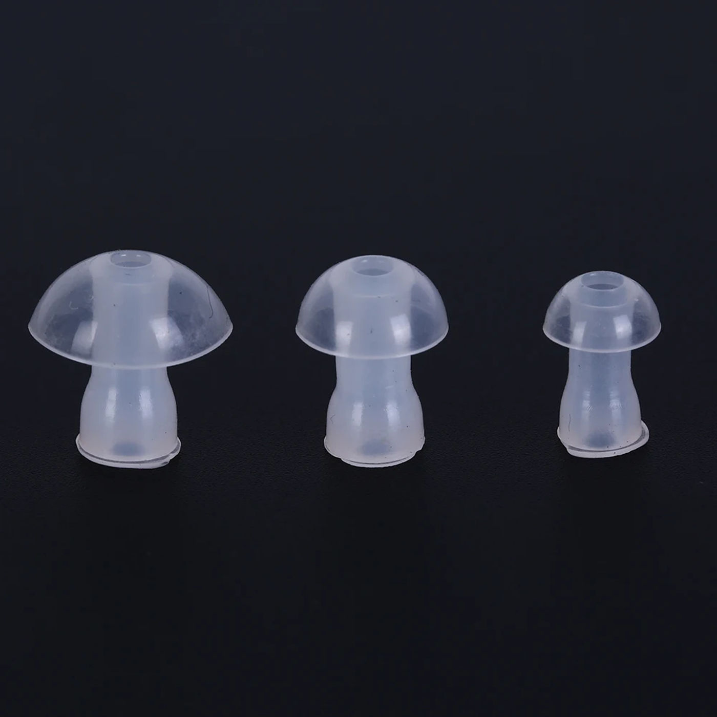 Description Picture 3 of item1set Hearing Aids Accessories New Hearing Aid Earplug Ear Plugs Eartips Domes with Sound Tube Tubes + Domes (L M S) Size
