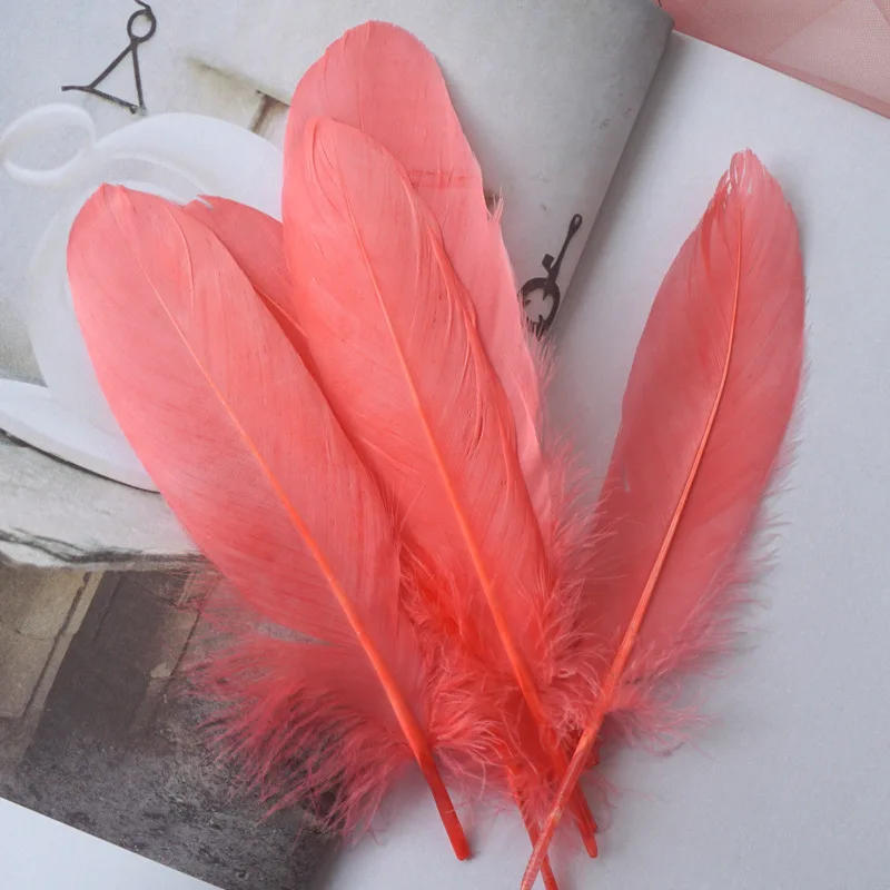 Description Picture 5 of item15Cm-20Cm Big Natural Goose Feathers For Crafts Decoration Carnival Jewelry Making Accessories Goose Feather DIY Pens Decorative