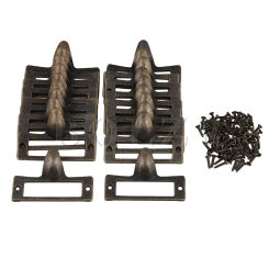 20PCS Antique Label Frame Card Holder Cup Pull Handle Drawer Box Case Cabinet