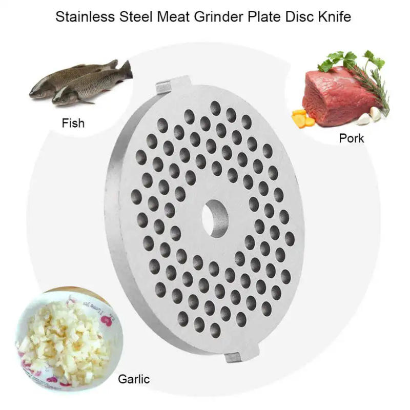Description Picture 4 of itemMeat Grinder Plate 3mm Hole Alloy Meat Crusher Mincer Disc Knife Kitchen Meat Grinder Parts Accessories Hot Sale