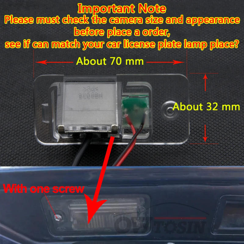 Description Picture 2 of itemVehicle Rear View Camera For Audi A6 S6 RS6 C6 2005-2009 A8 S8 D3 4E 2002-2009 A3/S3 8P 2003-2009 A4 B7 2004-2007 Car Monitor