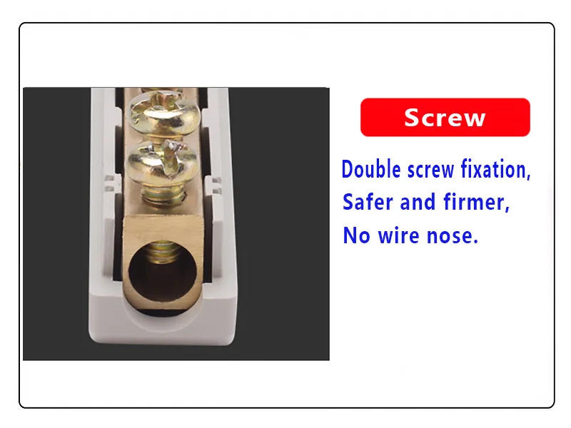 Description Picture 6 of itemTerminal Block High Power Wire Cable Connector I-Type Quick Electrical Wiring Junction Box I-16 2.5-16mm2 1000V 80A