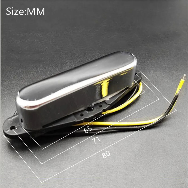 Description Picture 5 of itemCeramic Electric Guitar Pickups Single Coil Tele Guitar Neck / Bridge Pickup For Electric Guitar Parts Accessories