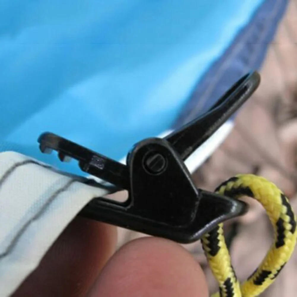 Description Picture 6 of itemAwning Clamp Clips Outdoor Canopy Camping Tent Holder Shades Accessories Tighten Tool Garden Gazebos Tarp Fixed Clip