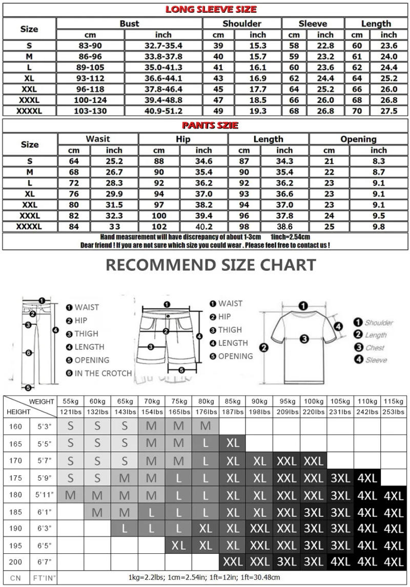 Description Picture 2 of itemWinter Thermal Underwear Suit Men Fitness Clothing 3D Printing Sparta Warm Base layer Sport Suit Compression Sportswear Sets