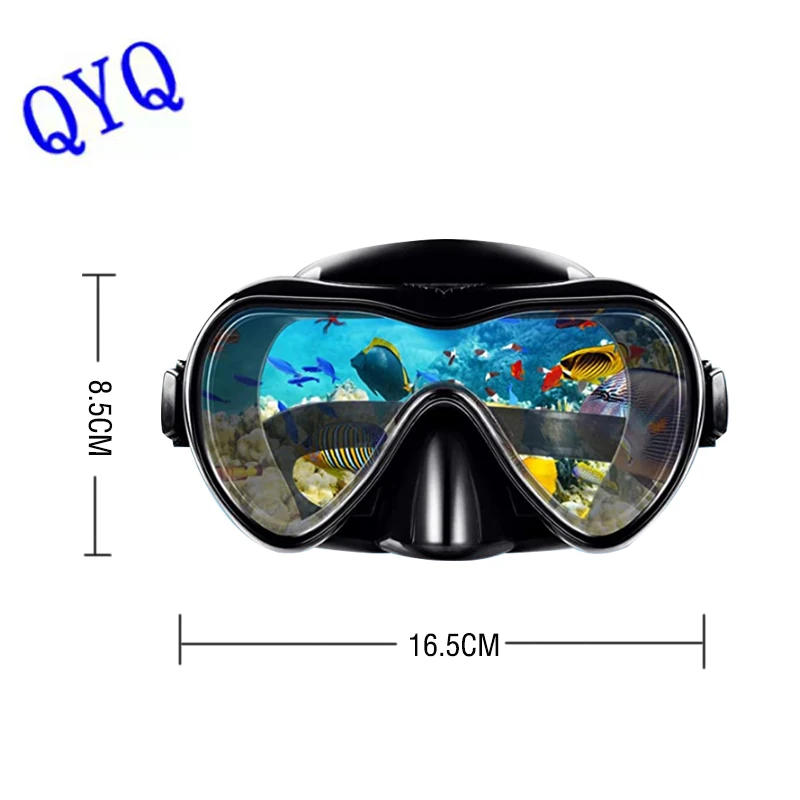 Description Picture 2 of itemQYQ Professional Scuba Diving Masks Snorkeling Set Adult Silicone Skirt  Goggles Glasses Diving Mask