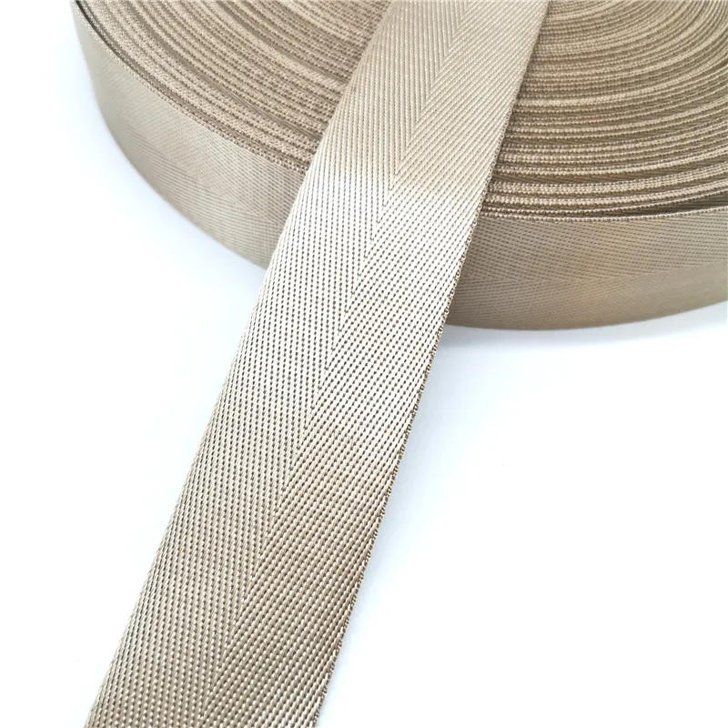 Description Picture 3 of item2 yards 38mm High Quality Strap Nylon Webbing Herringbone Pattern Knapsack Strapping Sewing Bag Belt Accessories