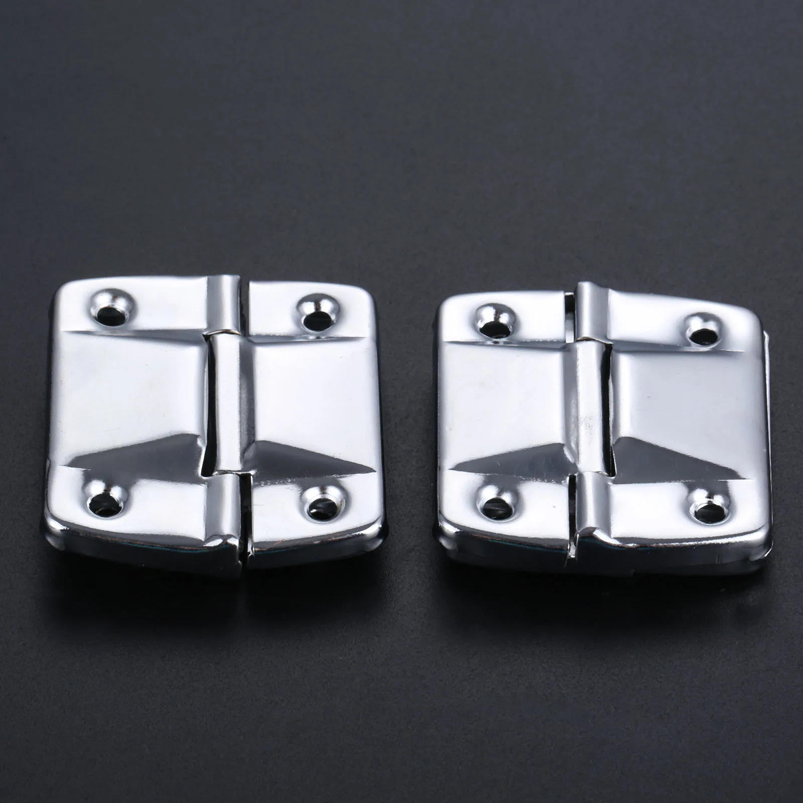 Description Picture 4 of item2Pcs 51*47mm Toolbox Metal Support Hinge Suitcase Box Luggage Support Positioning Hinge For Door Window Furniture Hardware