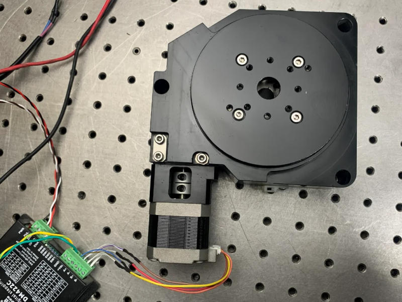 Description Picture 4 of itemCNC indexing plate 42 stepper motor turntable high-precision R-axis worm gear 100mm table top rotation