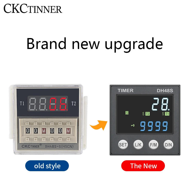 Description Picture 5 of itemNew Product DH48S DC/AC24V AC220V Precision Programmable Delay Relay 0.01S-99990H With Socket Base DH48S Series Time Relay