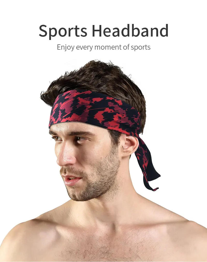 Description Picture 4 of itemSport Sweat Headband Absorbent Cycling Yoga Sport Hair Band For Men Sports Safety Sweatband Equipment