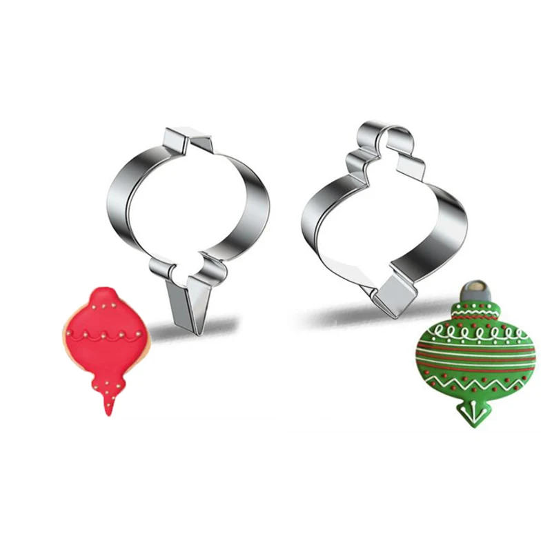 Description Picture 6 of item1pcs Christmas Lantern Pendant Metal Cookie Cutter Fondant Cake Decor Pastry Biscuit tool Cupcake Topper Bread Mold