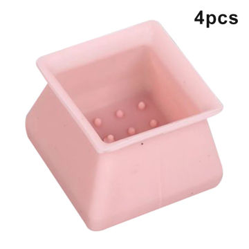 Silicone Furniture Leg Protection Cover Table Feet Pad Floor Protector Square for Home Non-slip Home & Garden Protect the chair