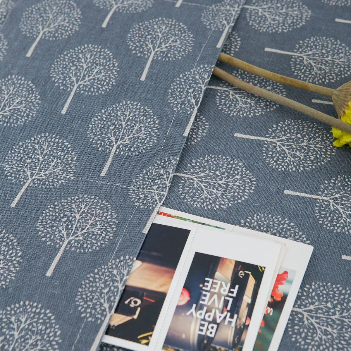 Description Picture 6 of itemGeometric Rhombus Dust Covers Washing Machine Covers Refrigerator Dust Protector with Pocket Cotton Dust Covers Home Cleaning