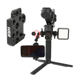 Monitor Mount Holder with Cold Shoe Interface, Gimbal Accessories Mounting Plate Compatible with Ronin S/SC/RS2/RSC2