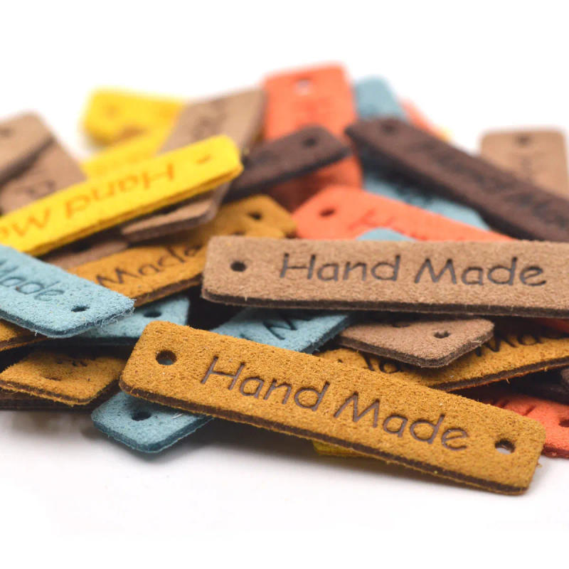 Description Picture 6 of itemKALASO 20Pcs Handmade Labels Tags Clothes Garment Labels Hand Made Jeans Bags Hats DIY Craft Sewing Fabric Supplies Accessories