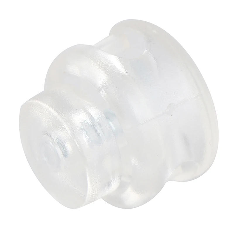 Description Picture 3 of item10pcs Transparent Clear Cord Lock Plastic Stopper Cord Ends Toggles Clip Buckle Frost Shoelace Sportswear DIY Bag Accessories