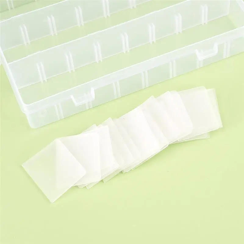 Description Picture 6 of itemTransparent 24 Grids Storage Box Plastic Embroidery Floss Bobbins Beads Pill Storage Organizer DIY Cross Stitch Sewing Tool
