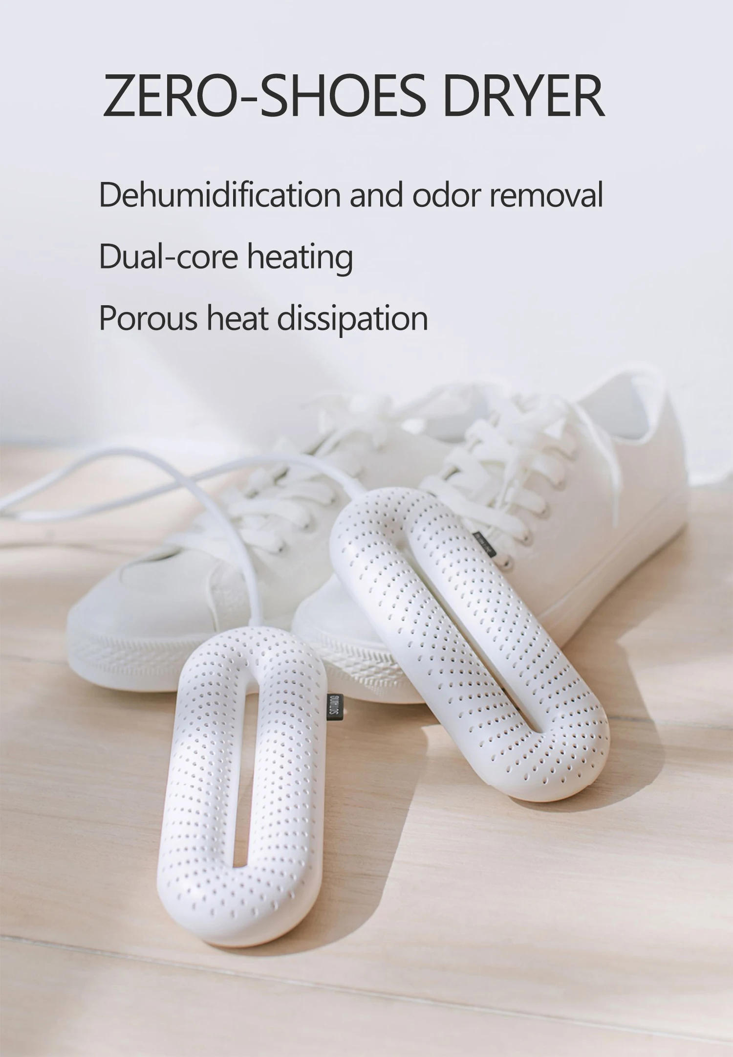 Description Picture 2 of itemYoupin SOTHING Portable Shoes Dryer 220V Electric Shoes Dehumidifier Constant Temperature Shoes Deodorizing Drying Machine