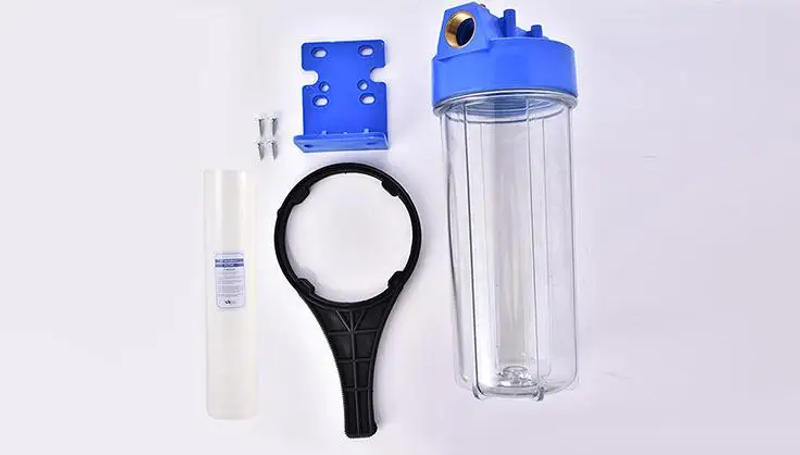Description Picture 6 of item10 inch transparent PET filter housing household water purifier pre-filter pipe filter single-stage water purifier
