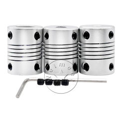 2mm/3mm/4mm/5mm/6mm/6.35mm Aluminum Alloy Flexible Coupling Spring Coupler Motor Shaft Connector For Printer Encoder D15L20