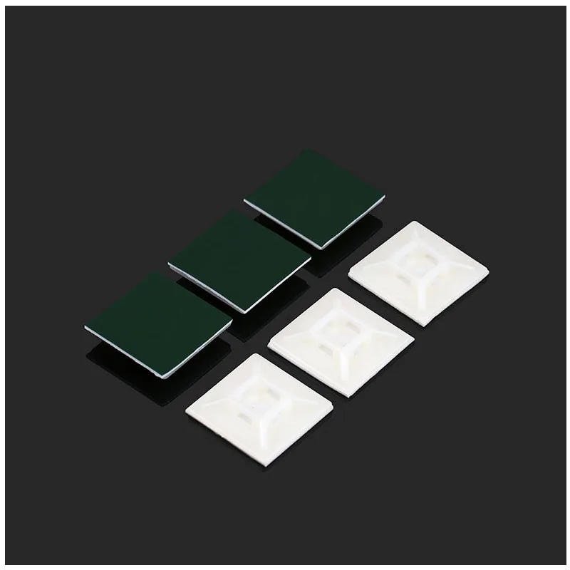 Description Picture 5 of item20Pcs 20/25/30/40mmPlastic Self Adhesive Cable Tie Mount Base Holder White 30*30mm Since the glue type positioning