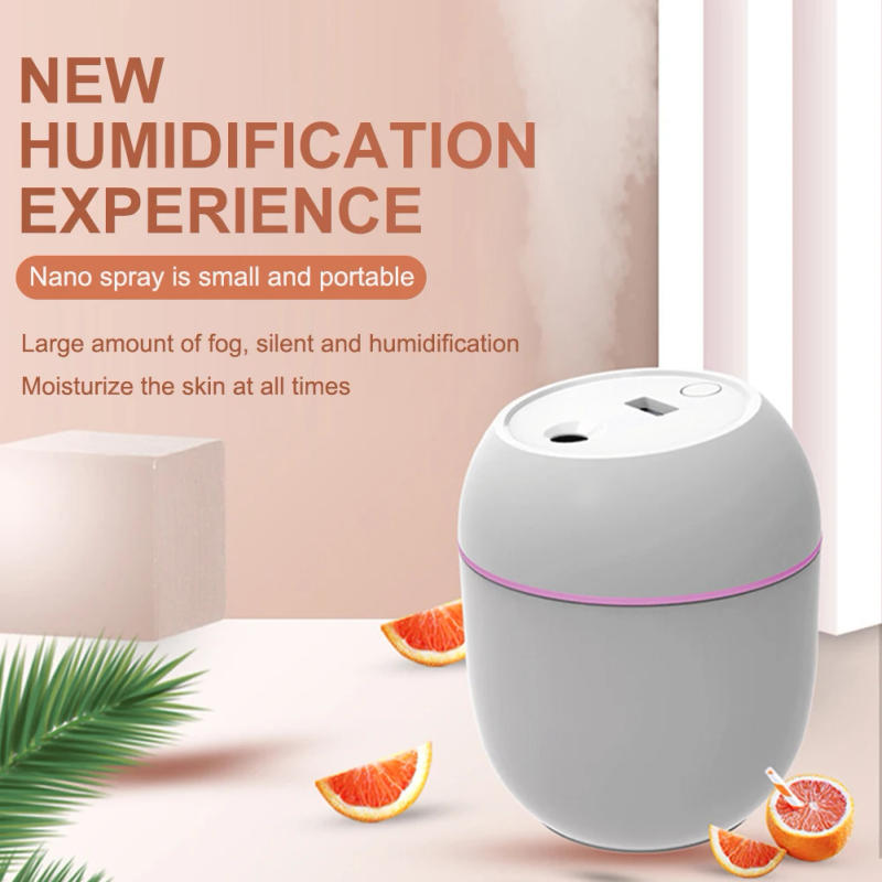 Description Picture 3 of itemUSB Portable Air Humidifier 250ML Essential Oil Diffuser 2 Modes Auto Off with LED Light for Home Car Mist Maker Face Steamer