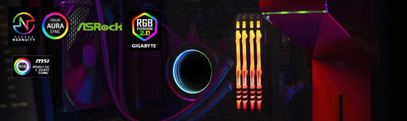 Description Picture 4 of itemHyperX FURY RGB DDR4 Memory 2666MHz 3200MHz 3600MHz DDR4 DIMM XMP 8GB 16GB Memoria Ram Kingston Memory Rams for Desktop