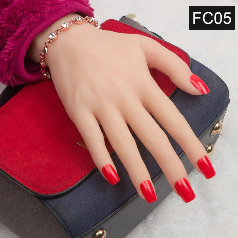 Description Picture 6 of item10 Sets, 120 Pieces of Short Round Square Color False Nail Tips Press on Nails Short Acrylic Nail Tips Press On Fake Nails