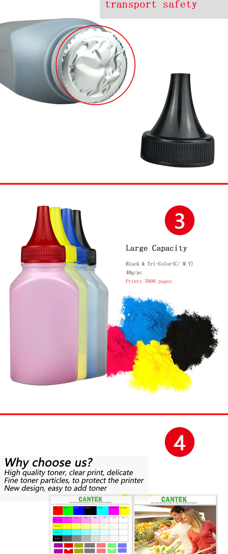 Description Picture 6 of itemSPC250 Toner Powder Chip for Ricoh Aficio SPC250e SPC250 SPC 250DN SPC 250sf SP C250e SP C250DN SP C250sf Cartridges Chip