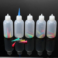 5pcs Painting Squeeze Bottles with Cake Decor Family Baking Pastry 50ML Drawing Tools Pot Kitchen Supplies