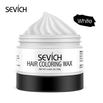 Sevich Fashion Temporary 10 Colors Hair Wax Dye Cream Styling Pomade Blue Color Hair Strong Hair Dye Cream for Women/Men