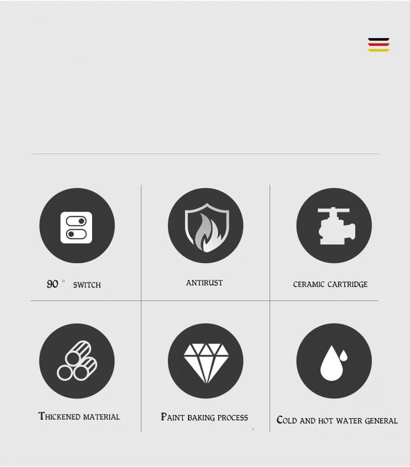 Description Picture 3 of itemWhite all copper cold and hot thickened triangular valve water stop valve face basin vegetable basin ceramic basin toilet valve