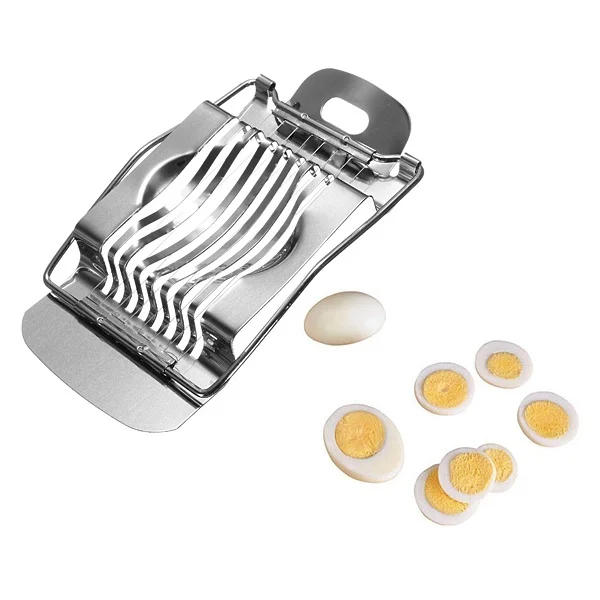 Description Picture 5 of itemHome Kitchen Egg Cutter Stainless Steel Wire Egg Slicer For Hard Boiled Eggs Kitchen Tool Gadgets Accessories