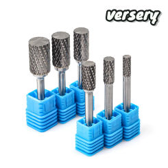 Versery AX Type Head Tungsten Carbide Alloy Rotary File Drill Milling Carving Bit Point Burr Die Grinder Abrasive Tools