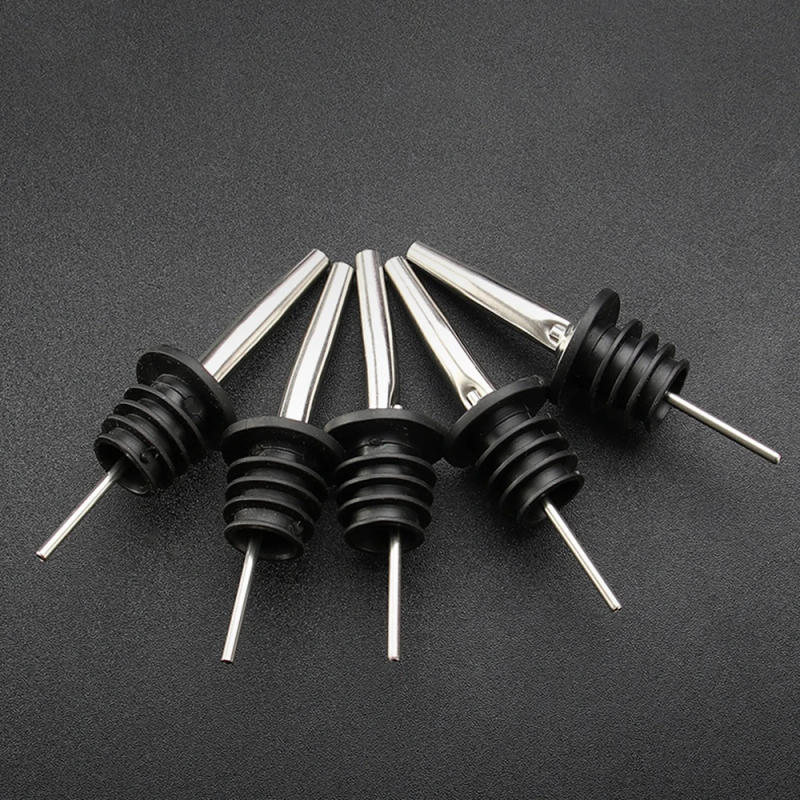 Description Picture 6 of item1pcs Stainless Steel Wine Stopper Bottle Pourer Nozzle Olive Oil Wine Dispenser Mouth Levert For Whisky Cocktail Bar Accessories