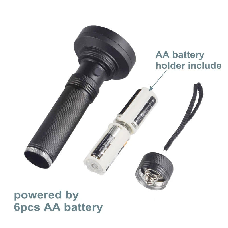 Description Picture 4 of itemANYGO 18W 100Led High power UV Flashlight torch 395nm ultraviolet scorpions pet urine Leakage Detection led light AA Battery