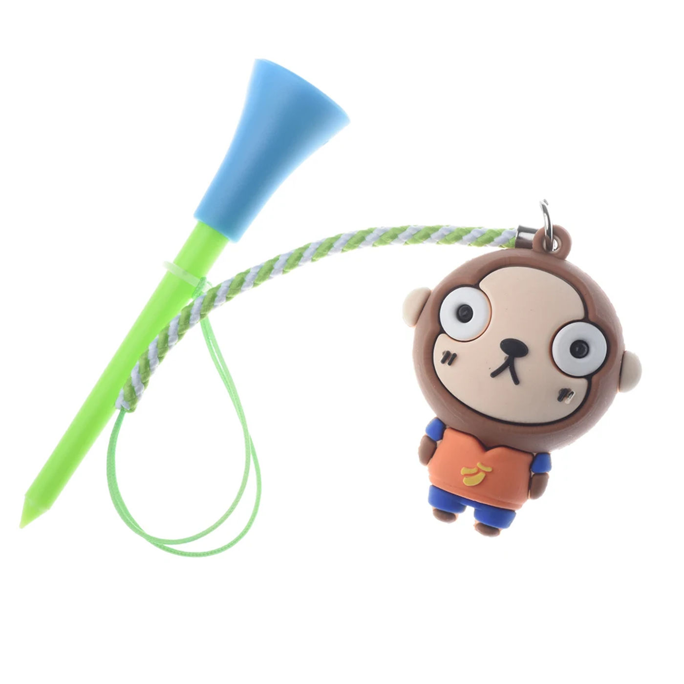 Description Picture 5 of item5Pcs/Set Golf 83mm Multicolor Plastic Tee  With PVC Cartoon Pattern Golf Ball Holder Prevent Loss Golf Rubber Tee Golf Gift