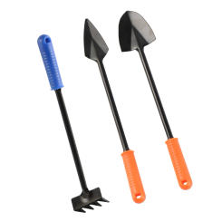 3Pcs Gardening Tools Set Gardening Shovel Small Garden Rake And Hand Trowel Mini Indoor Colorful Garden Tools For House Plants