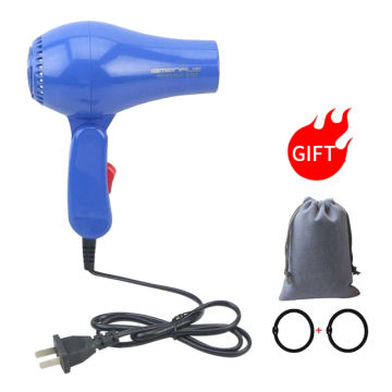 Mini professional Hair Dryer Collecting Nozzle 220V EU Plug Foldable Travel Household Electric Hair Blower