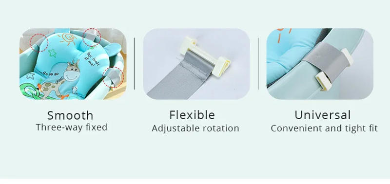 Description Picture 6 of itemBaby Bath Seat Support Mat Foldable Baby Bath Tub Pad & Chair Newborn Bathtub Pillow Infant Anti-Slip Soft Comfort Body Cushion