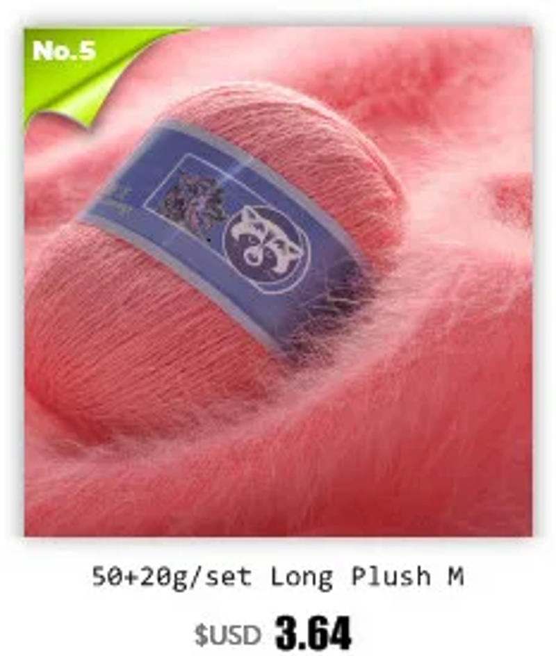 Description Picture 6 of itemHot Sale Multi Color Cotton Silk Knitting Yarn Soft Warm Baby Yarn for Hand Knitting thread Supplies 50g/lot