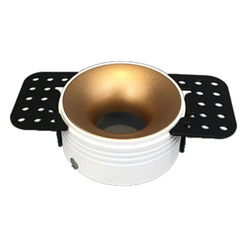 Description Picture 6 of itemRound Recessed Ceiling Mount Downlight Frame Bracket LED MR16/GU10 Lamp Socket Holder Base Rimless Spot Lighting Fitting Fixture