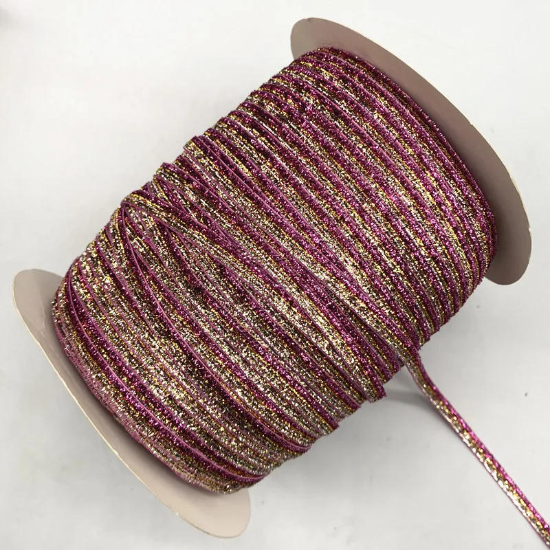 Description Picture 6 of itemNew 6mm Glitter Velvet Ribbon No Elastic Single Face Ribbon Headband Clips Bow Decoration